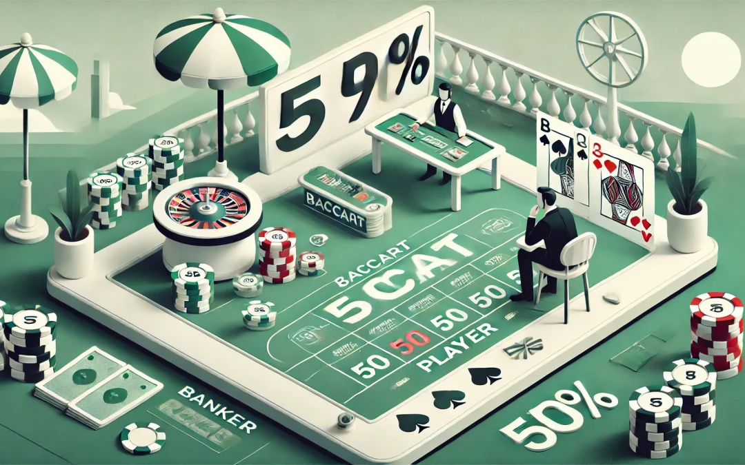 探索百家樂的基礎：50%的賭場法則